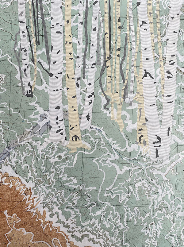 Topography of Snow One by Meredith Nemirov