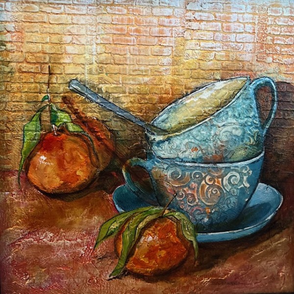 Dirty Teacup by Brenda McDougall