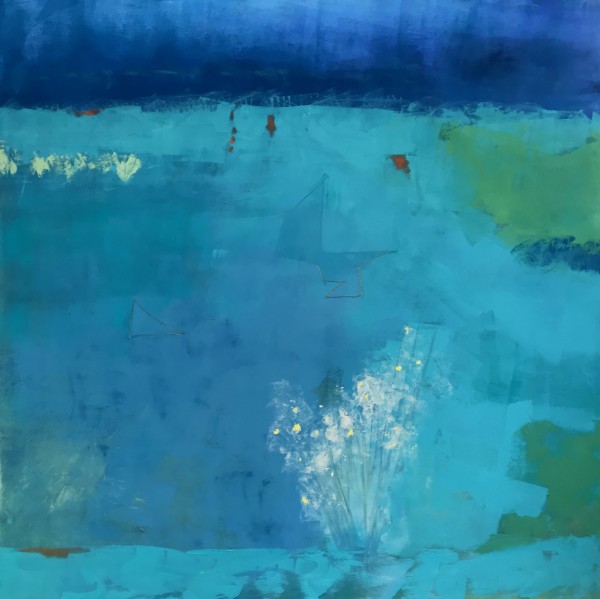 "Moving Through Blue" by Helen DeRamus