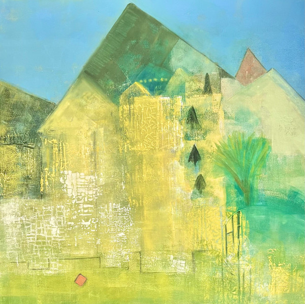 "Walk in Golden Village" by Helen DeRamus, Image 1.