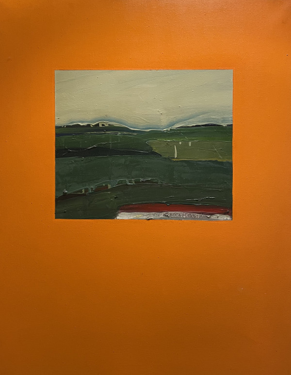 Landscape in an Orange by James Engeseth