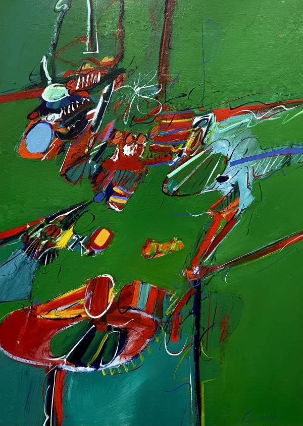 Green Interior #1 by Peter Hill