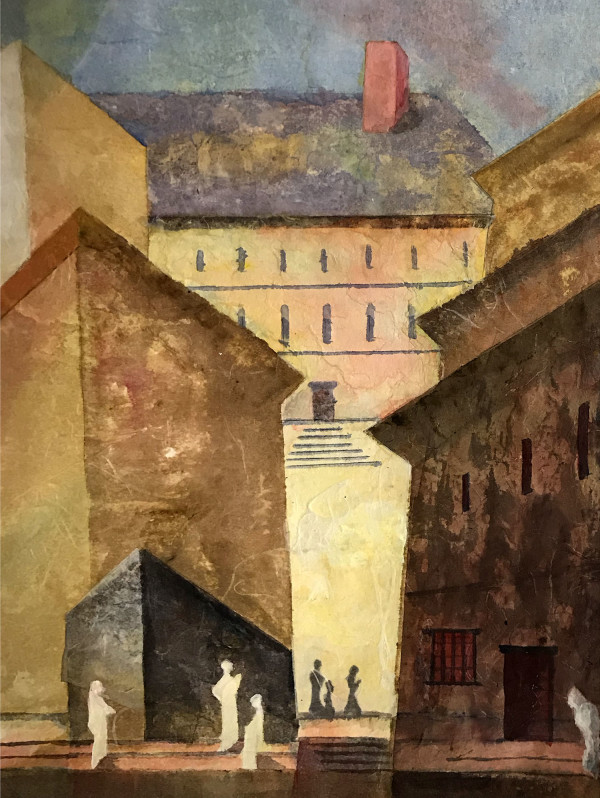 Street Scene by Thelma Linthicum