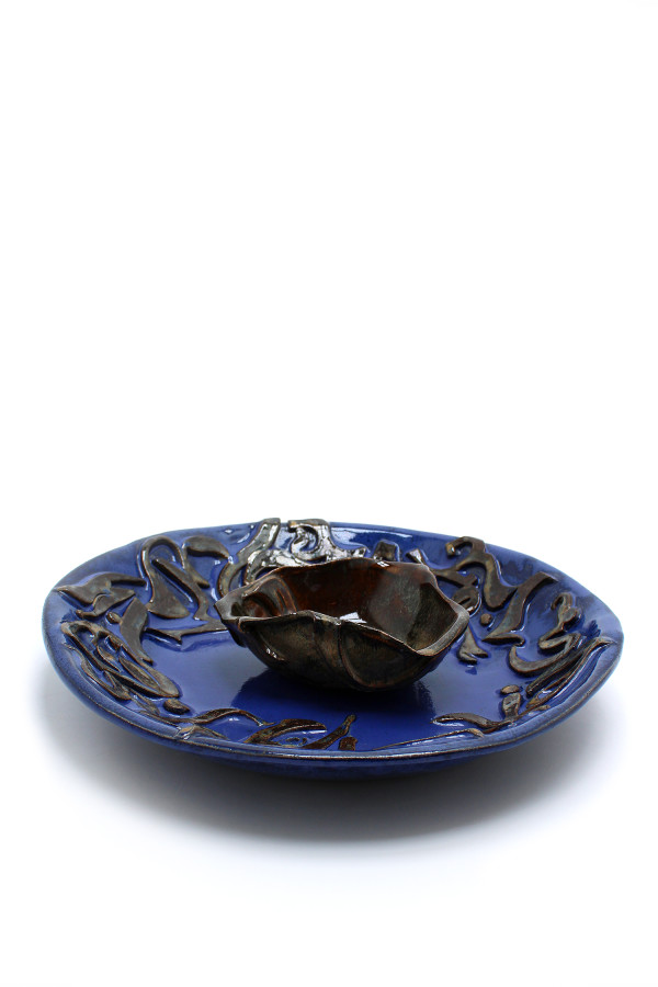 EARTHLY BOWL WITHIN HEAVENLY BOWL by Laurence Elle Groux