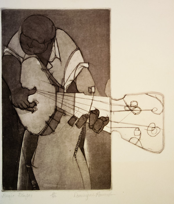 Banjo Player by Dominique Simmons