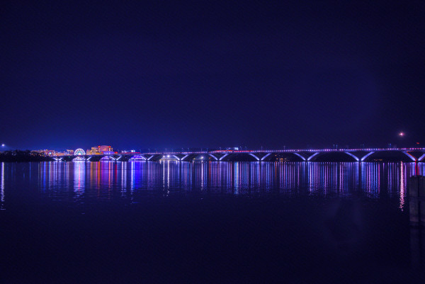 Wilson Bridge Reflection 2 - Alexandria, VA by Jenny Nordstrom