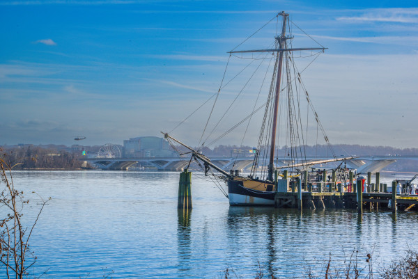 Tall Ship Providence - Old Town Alexandria Waterfront by Jenny Nordstrom