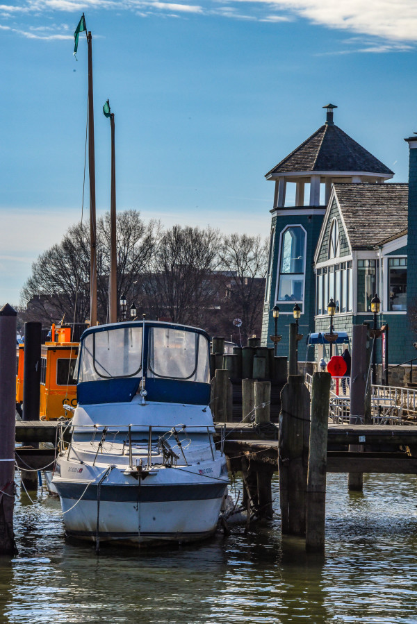 Boats on the Waterfront - Old Town Alexandria by Jenny Nordstrom