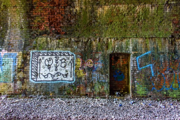 Train Tunnel Graffiti & Door - Henryton Tunnel, Maryland by Jenny Nordstrom