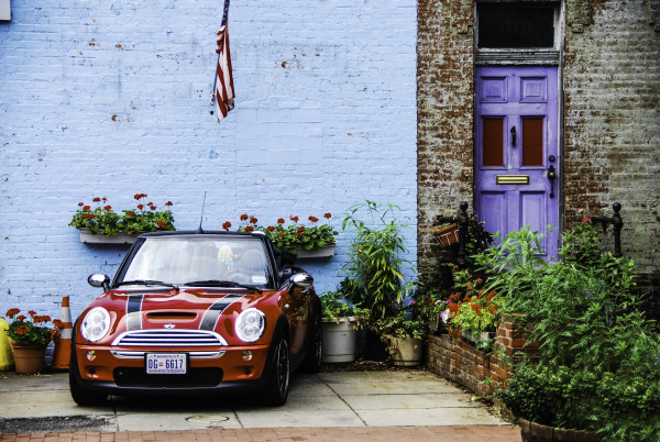 Red Car + Purple Door - Capitol Hill, Washington DC