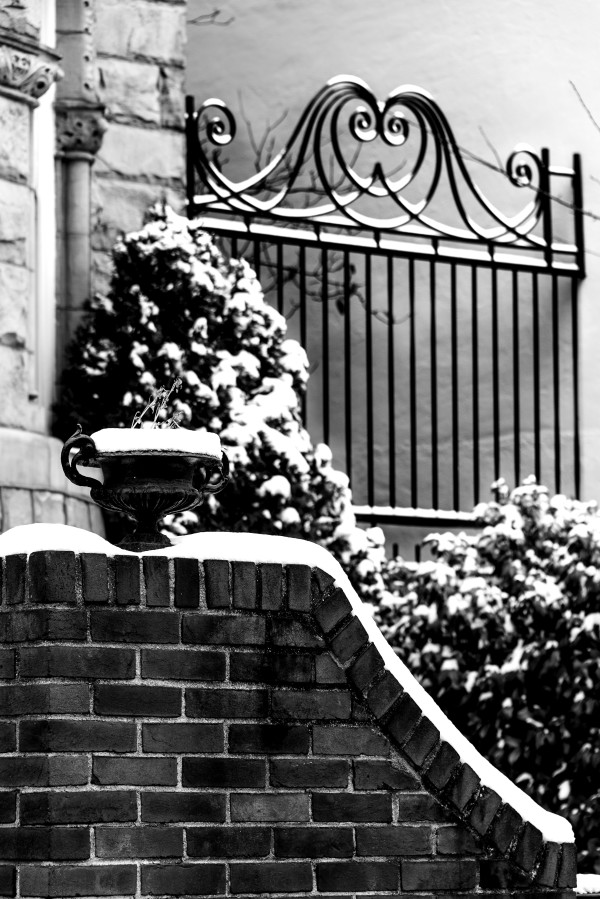 Snowy Winter Gate 2 - Capitol Hill, Washington DC