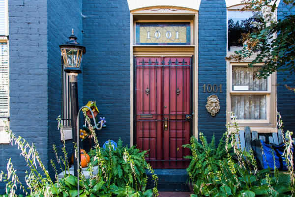 Quirky Blue House - Capitol Hill, Washington DC by Jenny Nordstrom