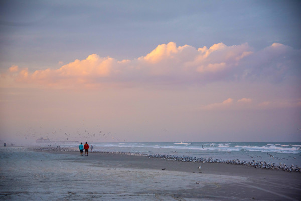 Daytona Beach Sunset by Jenny Nordstrom