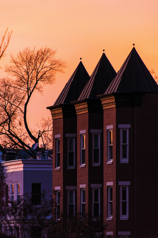 Rowhouse Sunset 2 - Capitol Hill by Jenny Nordstrom