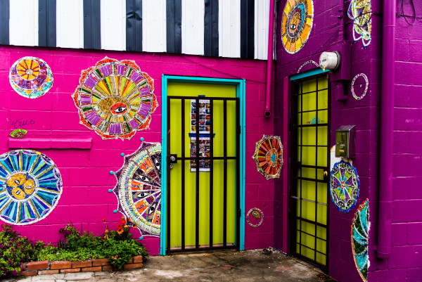 Funky Pink Door, New Orleans