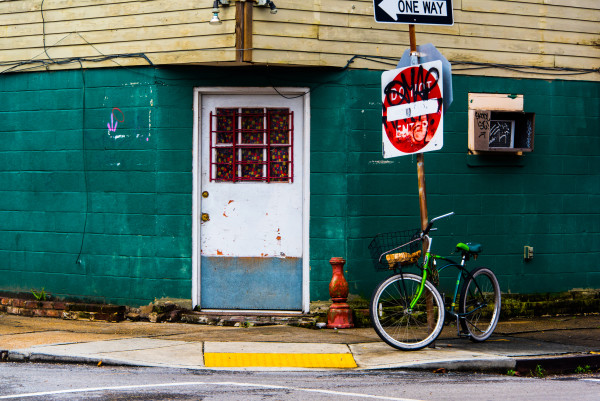New Orleans Door + Bike