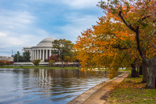 Jefferson Memorial in Autumn