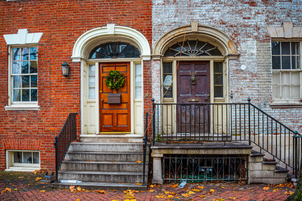 Twin Doors - Old Town Alexandria, Virginia