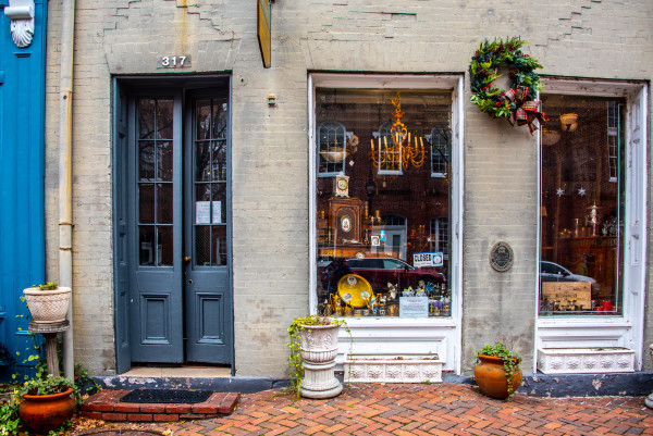 Antique Shop - Old Town Alexandria, VA by Jenny Nordstrom