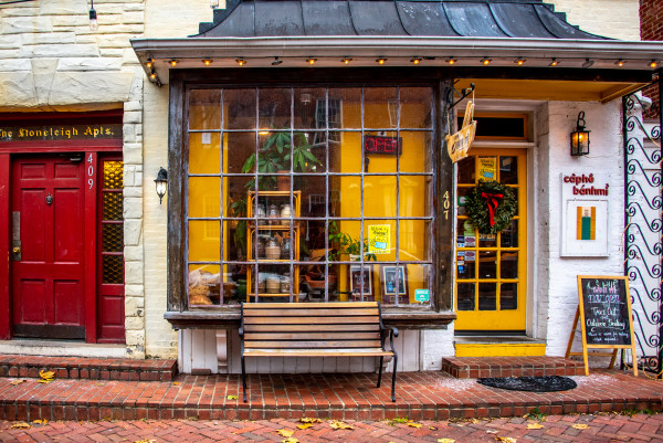 Red and Gold Doors - Alexandria