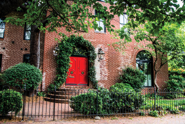 Red Door with Ivy 2 - Capitol Hill, Washington DC by Jenny Nordstrom