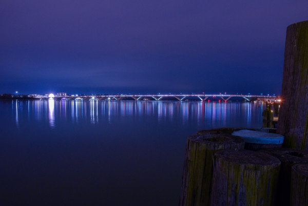 Wilson Bridge Reflection - Alexandria, Virginia