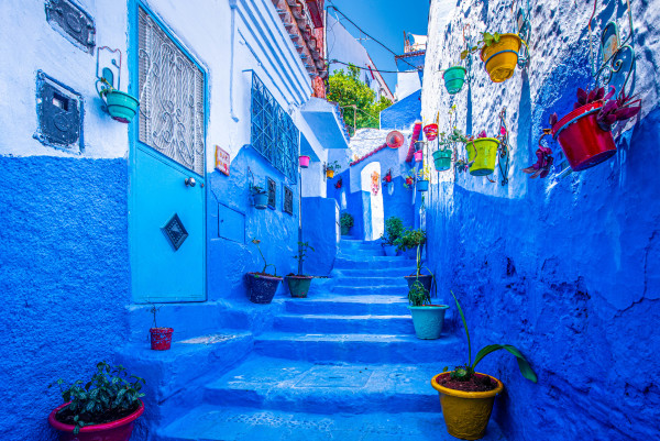 The Steps - Chefchaouen, Morocco