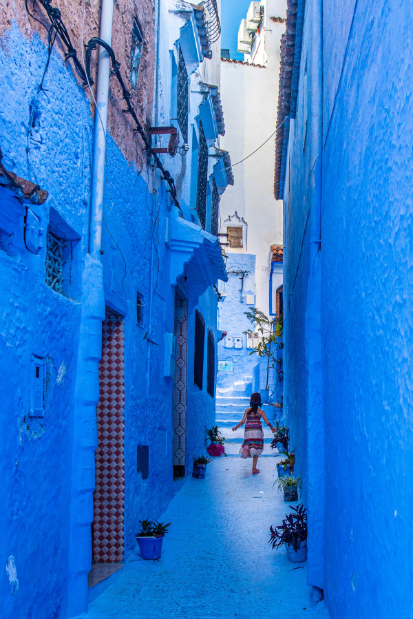 Running Home - Chefchaouen, Morocco