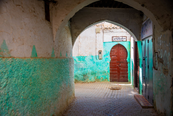 Through the Archway - Moulay Idriss Zerhoun, Morocco