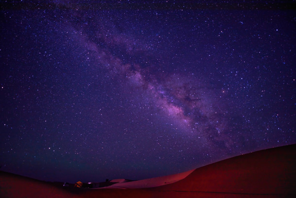 Milky Way over the Sahara Desert - Morocco by Jenny Nordstrom