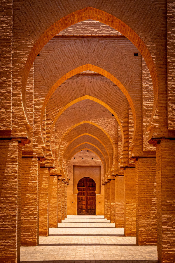Arches at the Tinmel Mosque - Morocco by Jenny Nordstrom