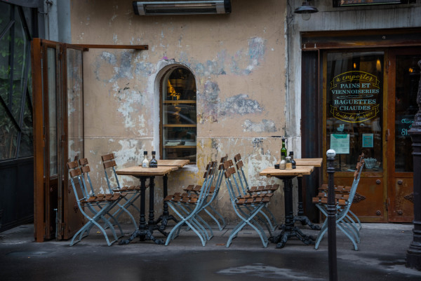 Empty Cafe - Paris, France
