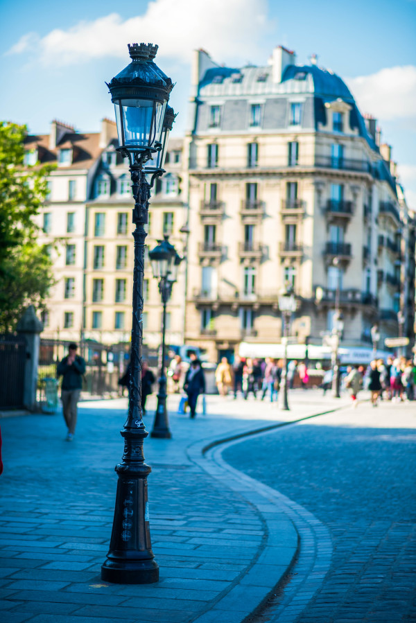 Lamppost in Paris