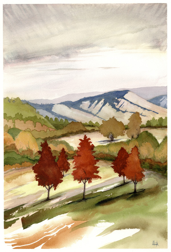 Fall Trees by Sam Albright