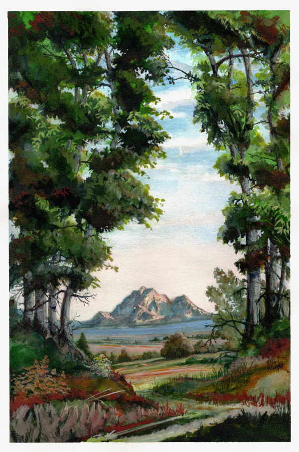 Good Morning Mt. Stuart by Sam Albright
