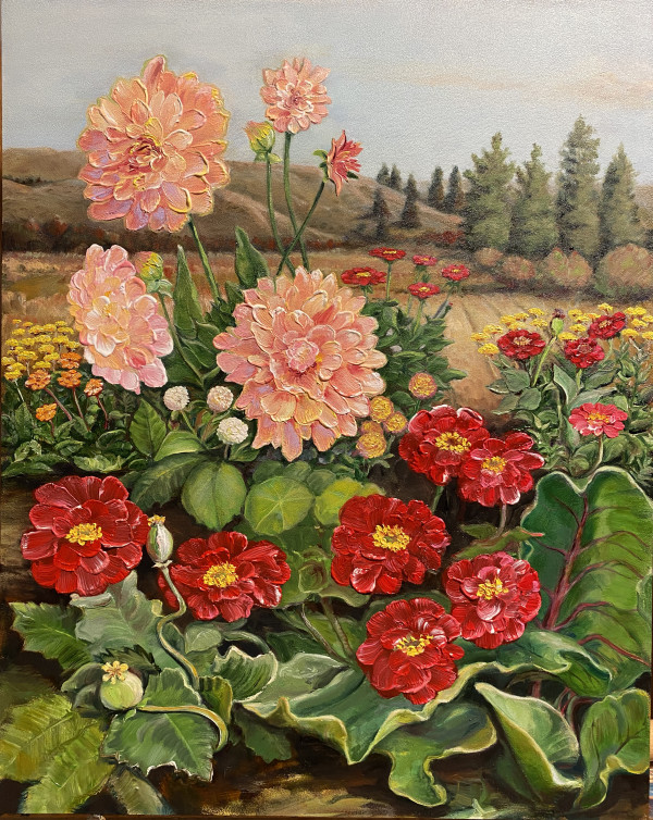 Hill Flowers by Sam Albright