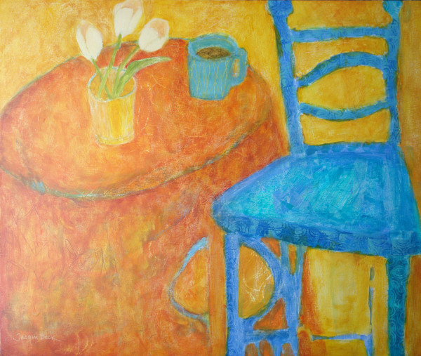 Tea and Tulips by Jacqui Beck