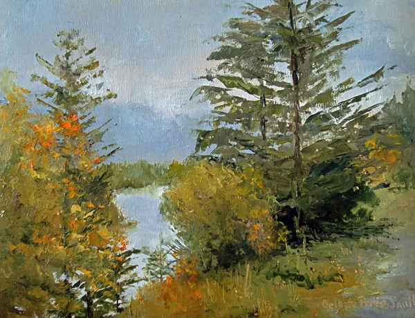 Hazy Sky Morning by Celeste Perez Smith Fine Art