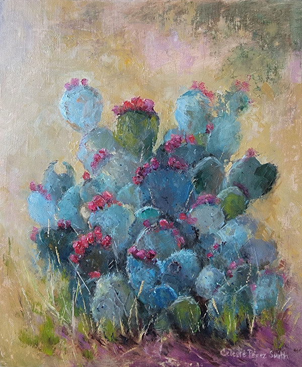 Prickly Pear with Fruit by Celeste Perez Smith Fine Art