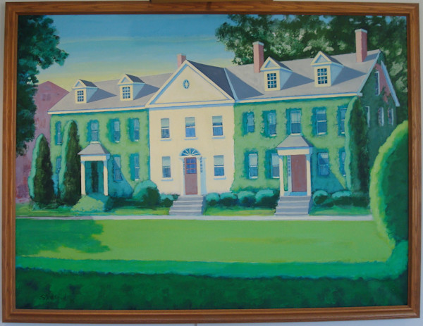 Portrait of the Blake House at Keene State College by Russell A. Stoddard