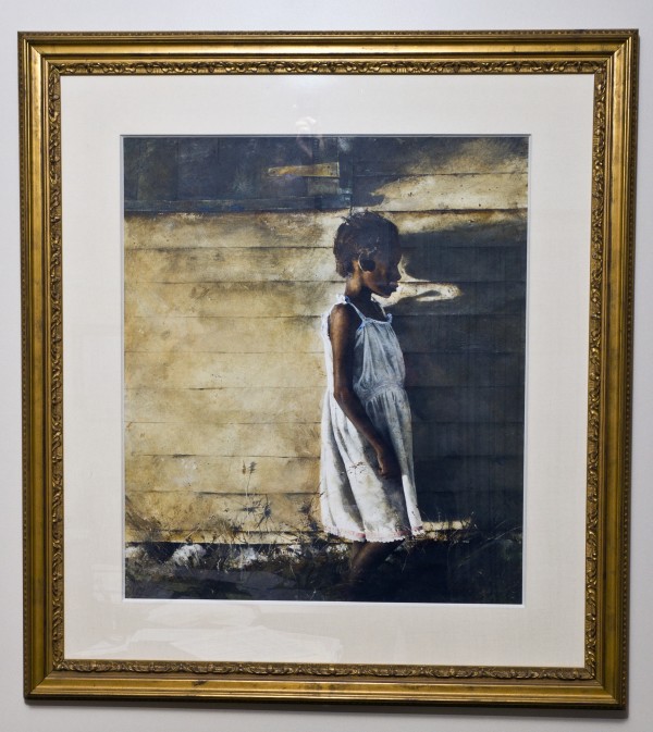 Late Shadows (Young Black Girl) by Stephen Scott Young