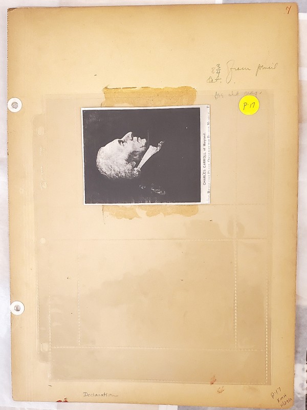 P. 17 Charles Carroll of MD by Barry Faulkner