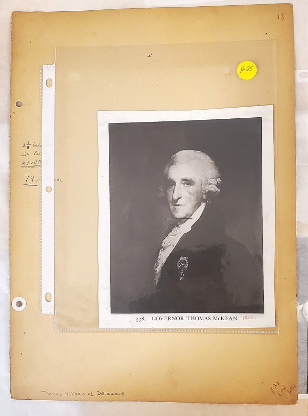P. 25 Thomas McKean of DE by Barry Faulkner