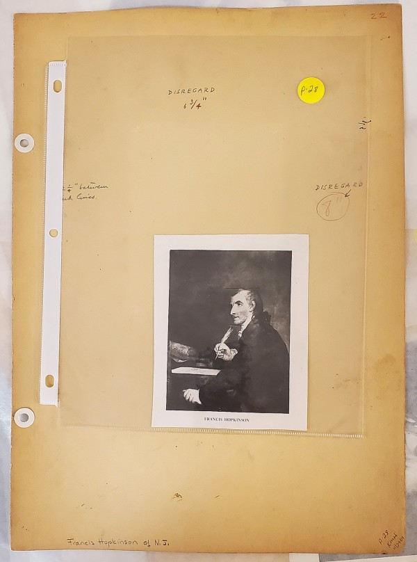 P. 28 Francis Hopkinson of NJ by Barry Faulkner