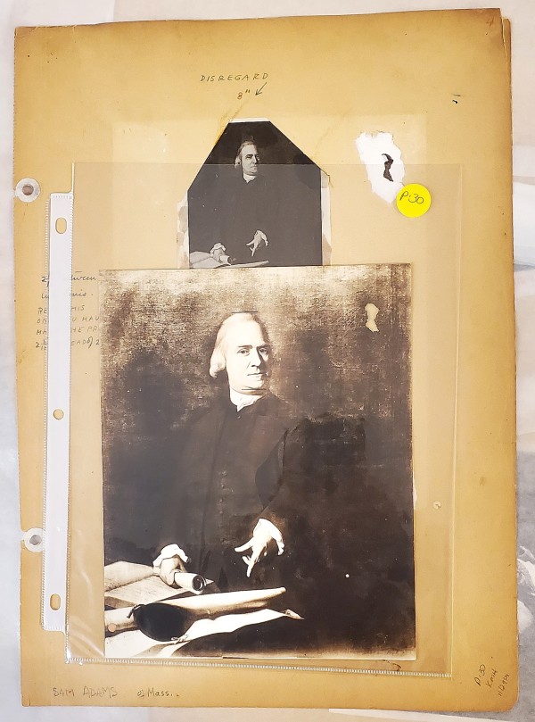 P. 30 Sam Adams of MA by Barry Faulkner