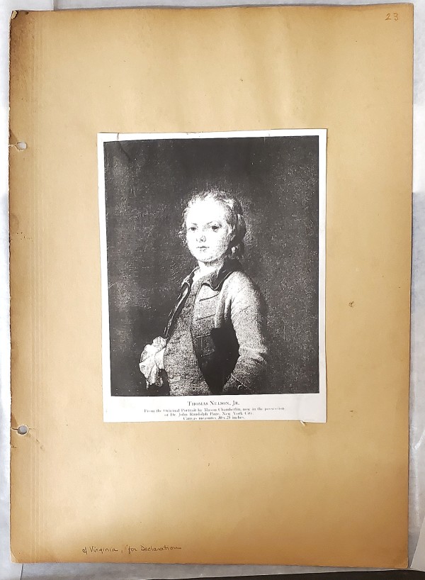 Thomas Nelson, Jr. by Barry Faulkner