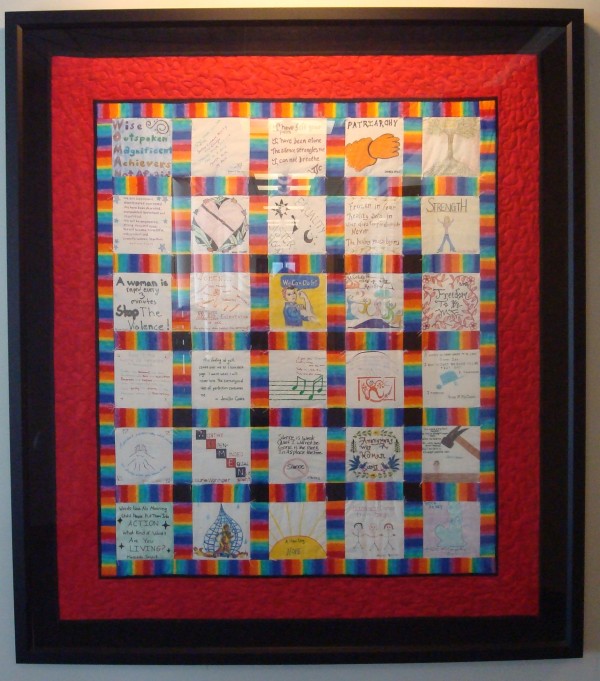 Women's Studies Quilt by Phylis Johnson & 26 Women's Studies Studies students