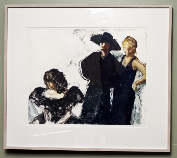 Three Female Figures by Richard Segalman