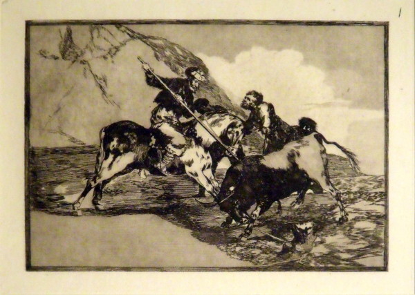Bullfighting Scene 1 by Francisco Goya