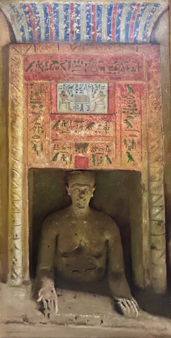Idu's Magical Door, Tomb of Idu, Giza, Sixth Dynasty by Joseph Linden Smith